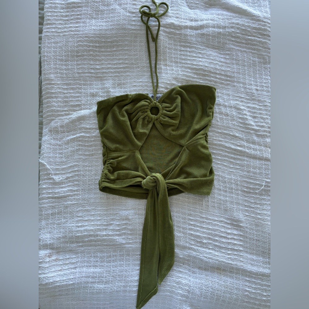 Princess Polly Olive Green Top
